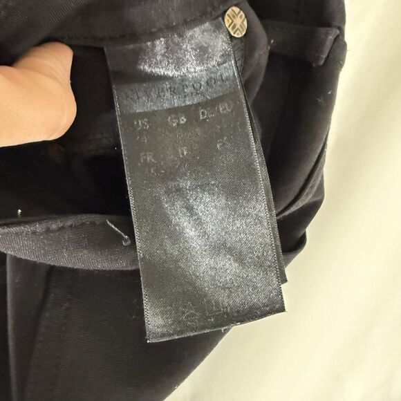 Liverpool Jeans Women's 4 27 Black Button Zip Mid Rise Stretch Cotton Blend - Picture 5 of 10